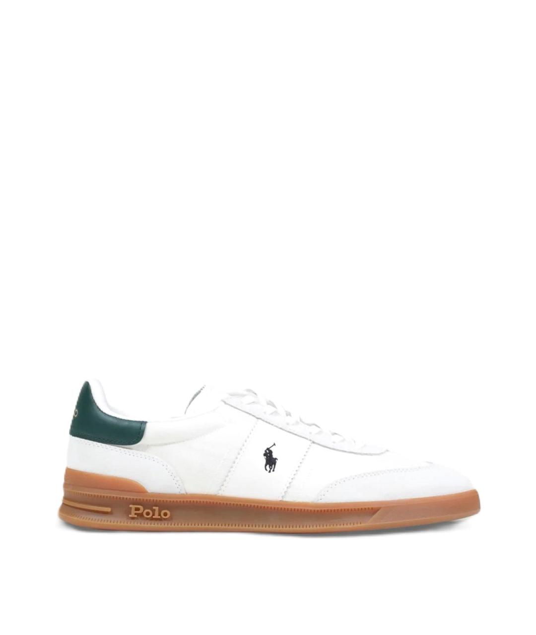 POLO RALPH LAUREN Белые низкие кроссовки / кеды, фото 1