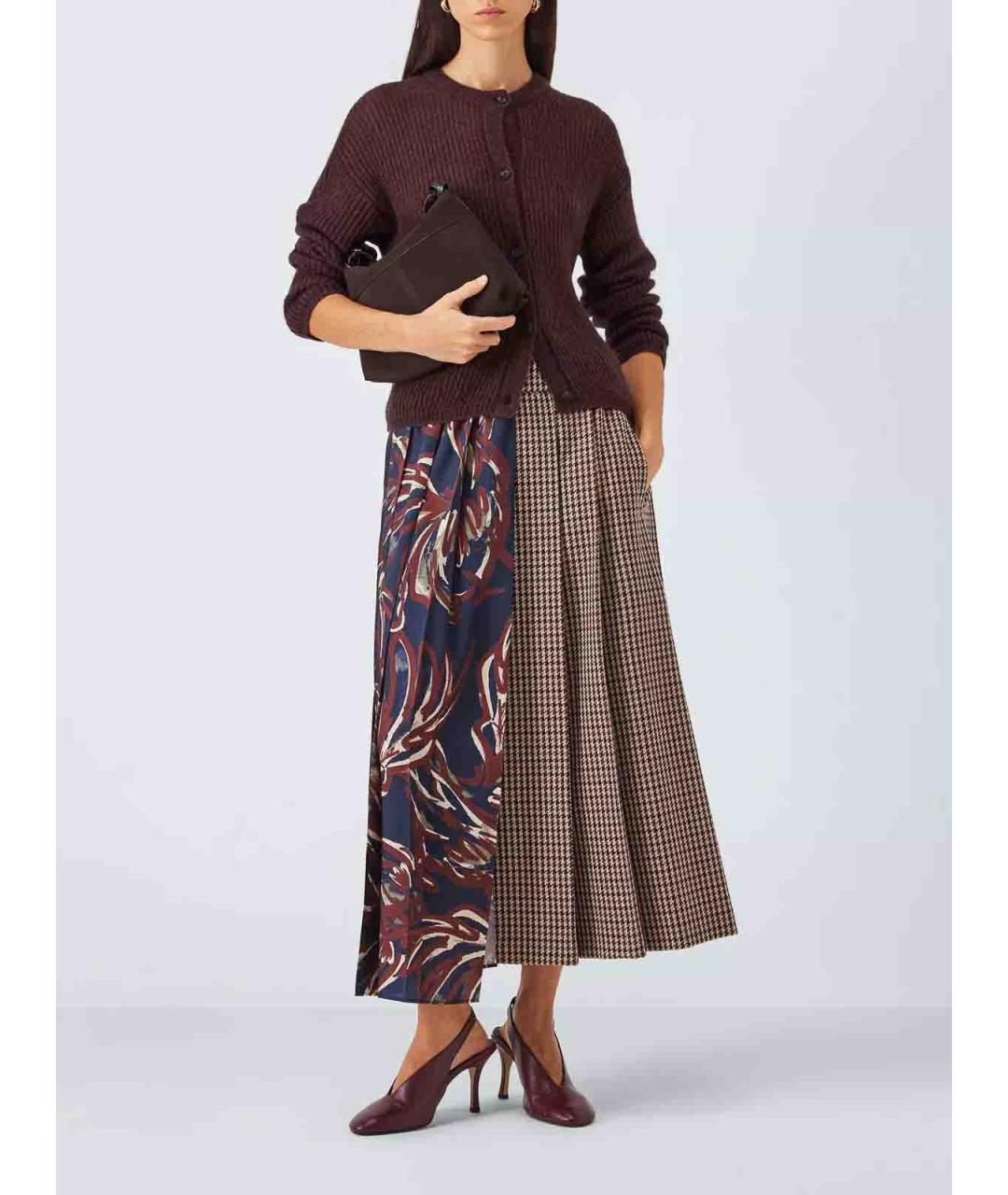 MAX MARA Бордовый полиамидовый кардиган, фото 3