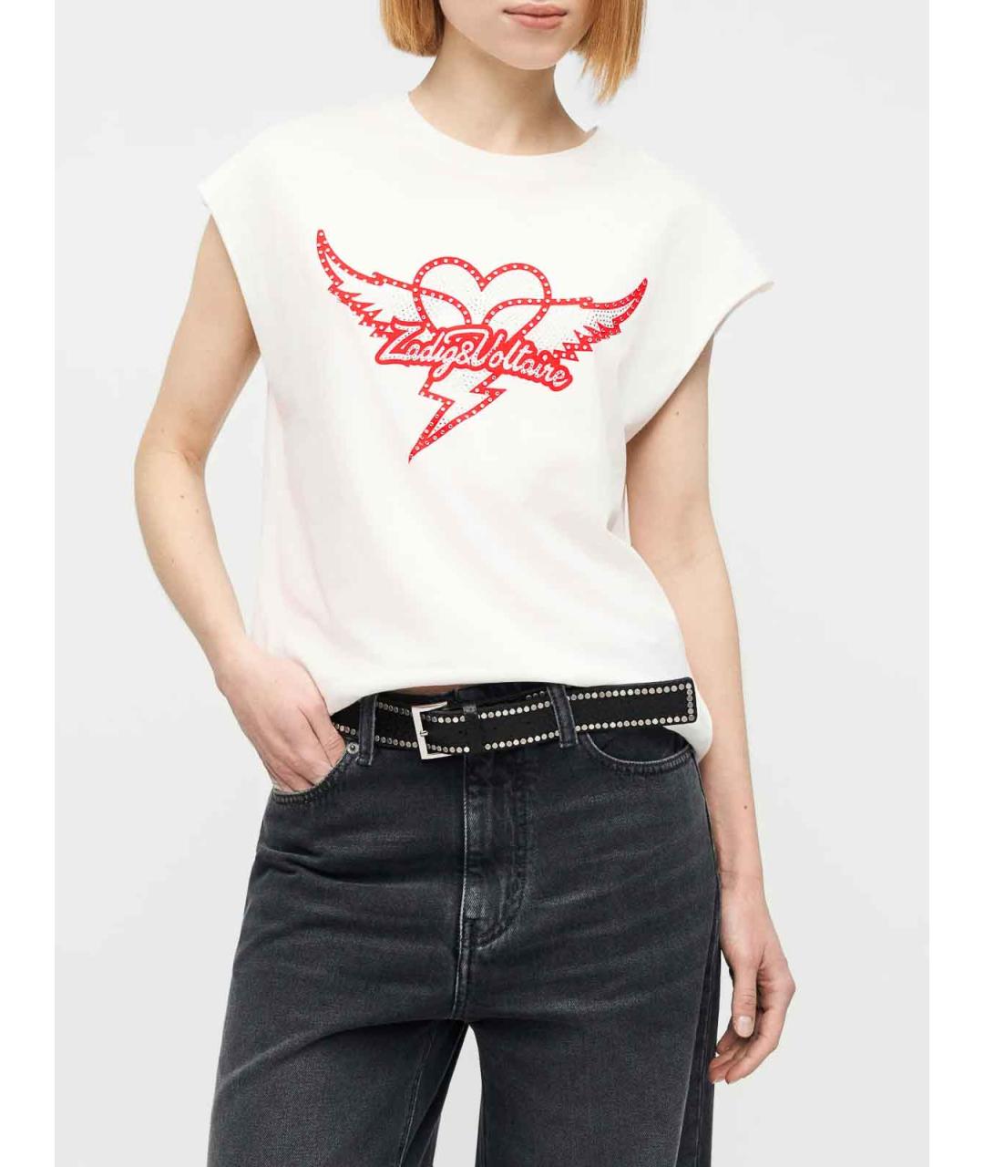 ZADIG & VOLTAIRE Белая футболка, фото 7