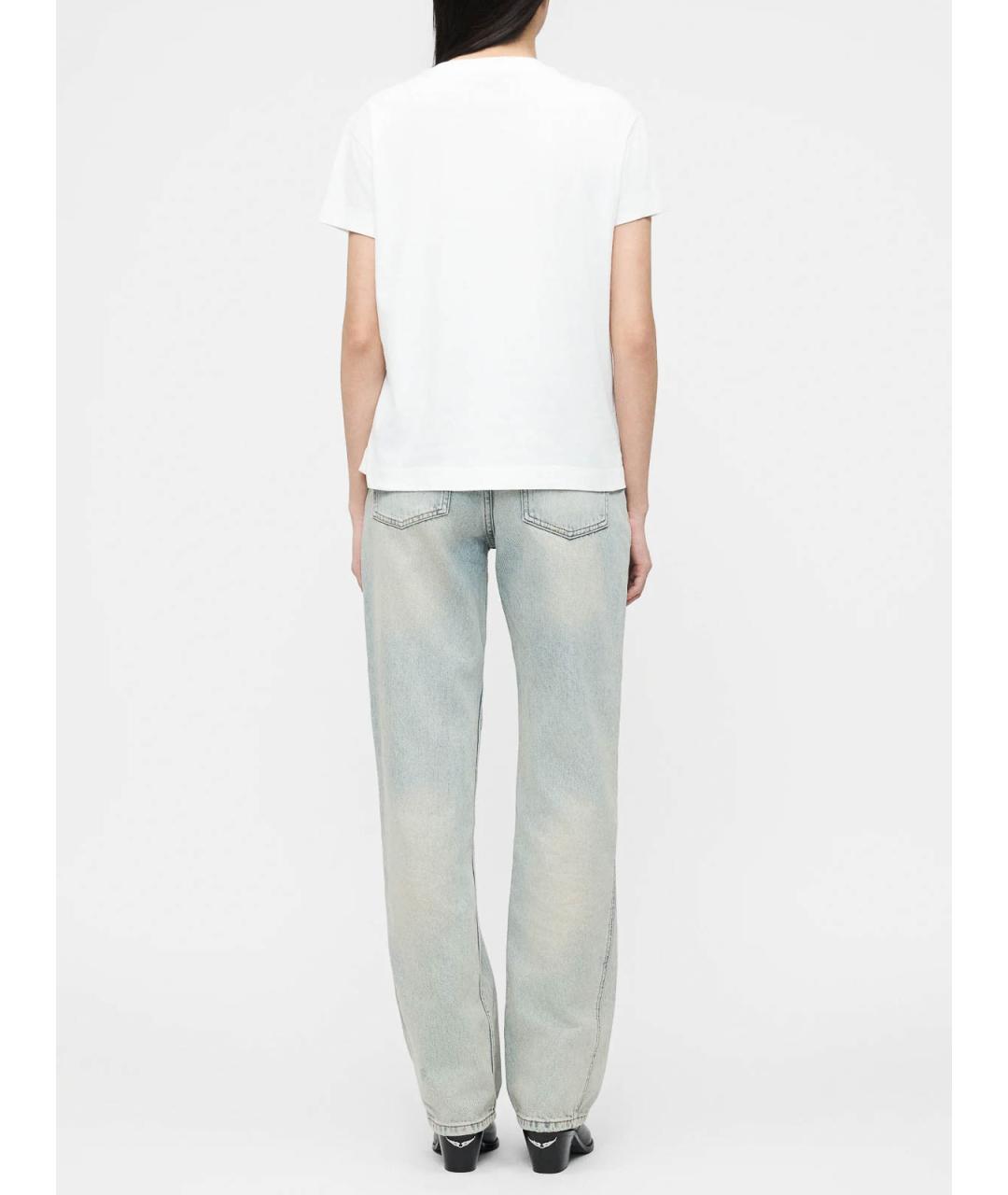 ZADIG & VOLTAIRE Белая хлопковая футболка, фото 5