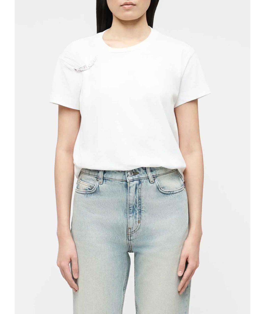 ZADIG & VOLTAIRE Белая хлопковая футболка, фото 3