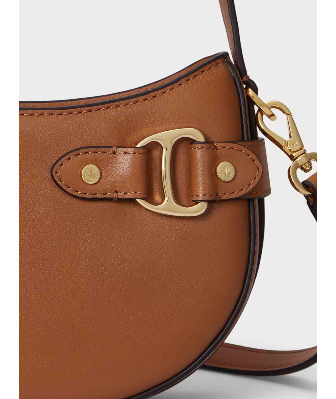 RALPH LAUREN Коричневая сумка через плечо, фото 5
