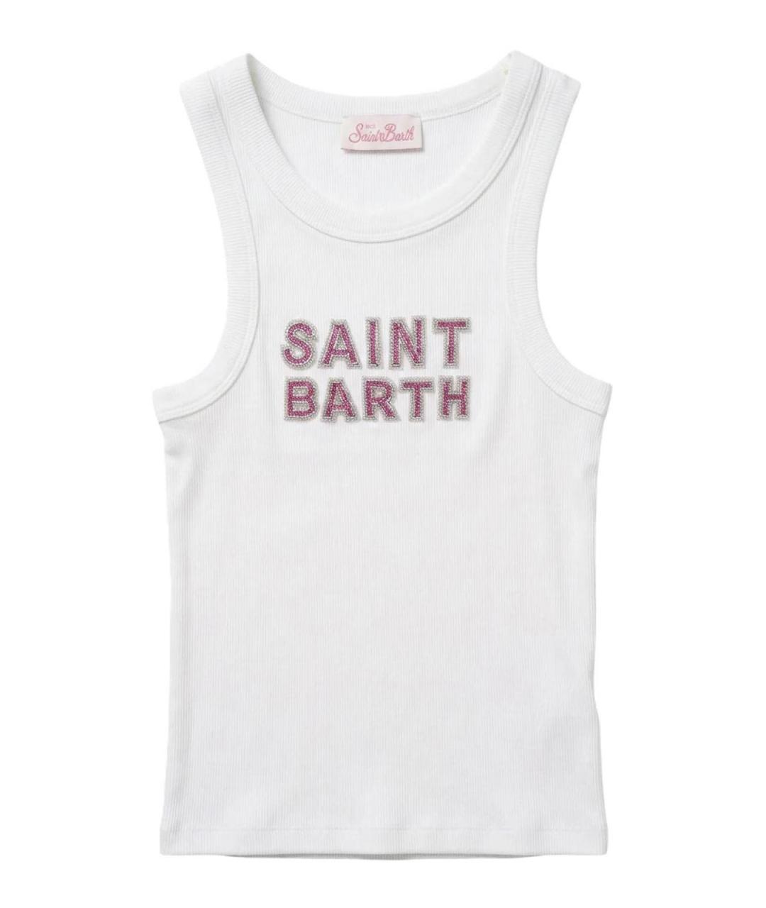MC2 SAINT BARTH Белая майка, фото 1