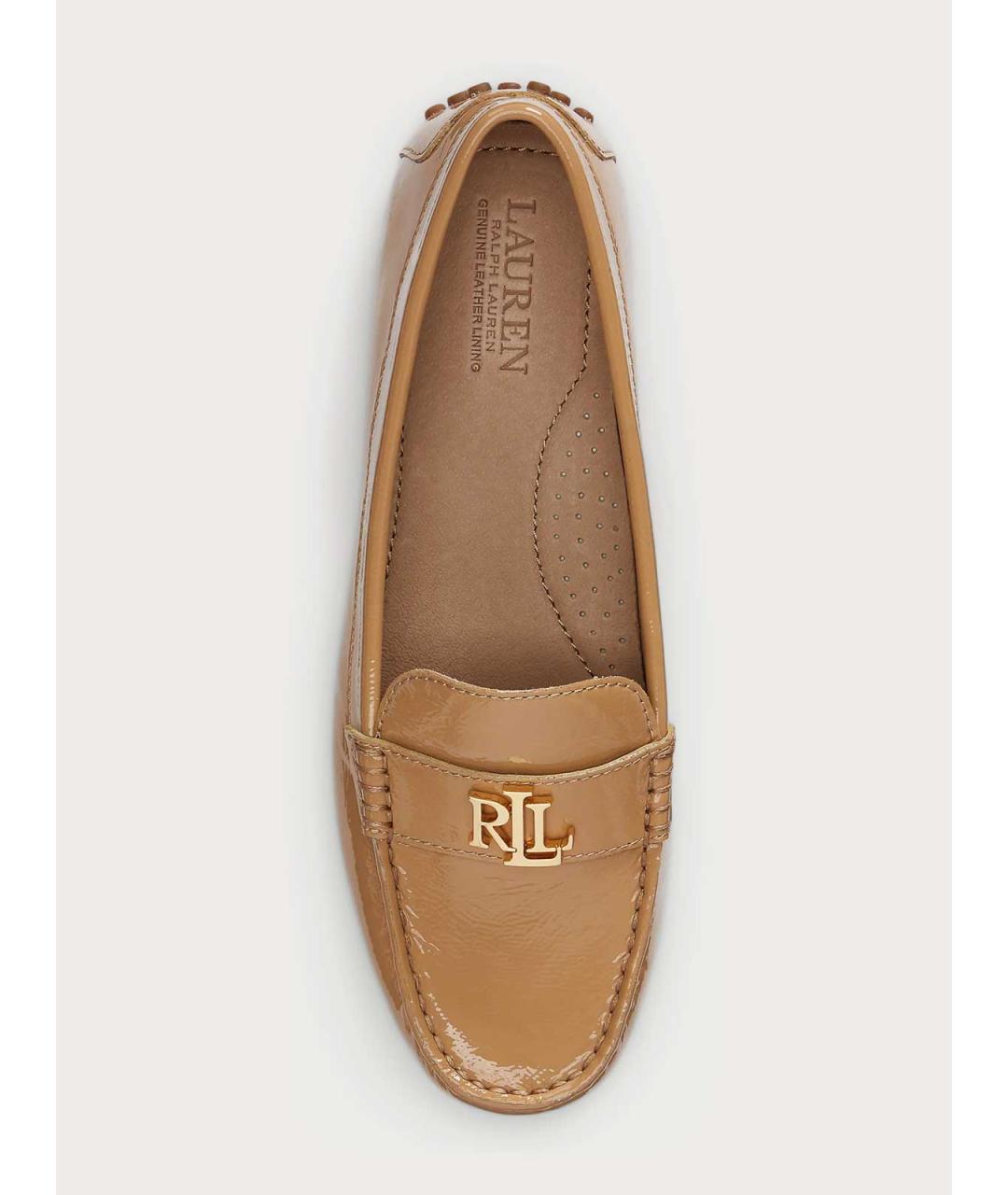RALPH LAUREN Бежевые мокасины, фото 4
