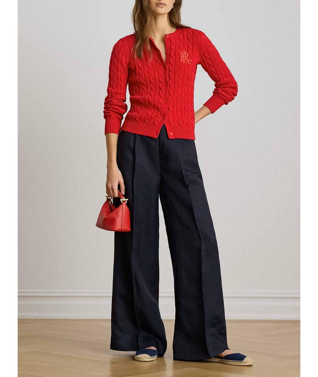 RALPH LAUREN Льняные брюки широкие, фото 5