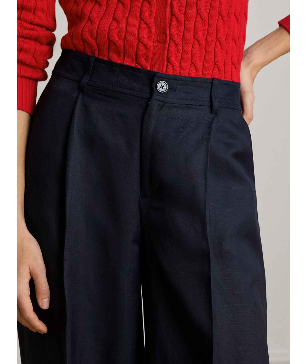 RALPH LAUREN Льняные брюки широкие, фото 4