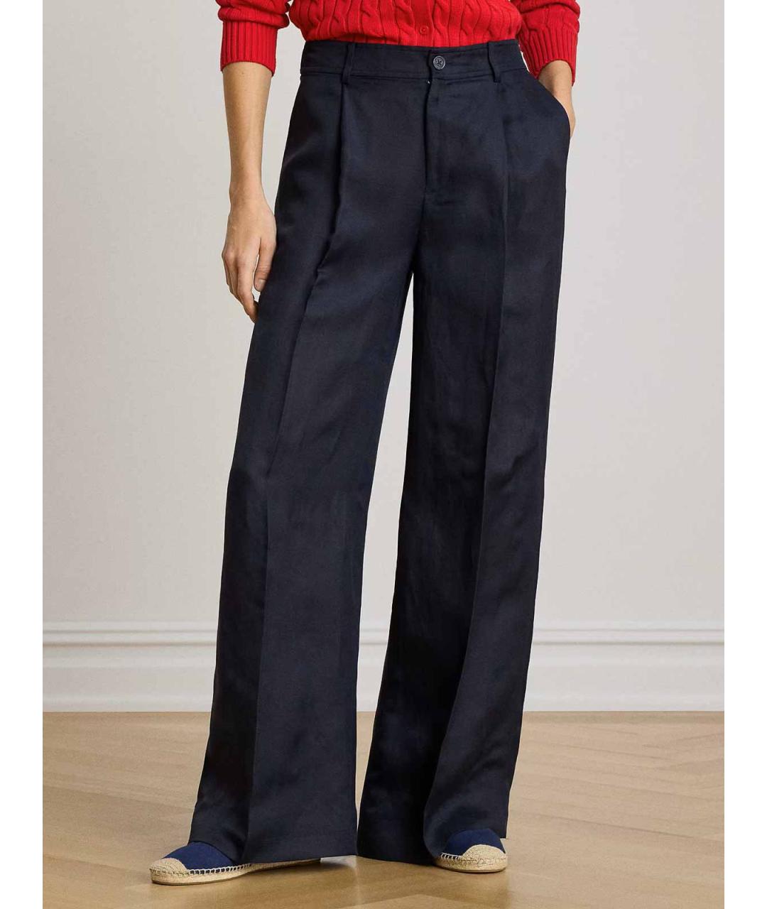 RALPH LAUREN Льняные брюки широкие, фото 2