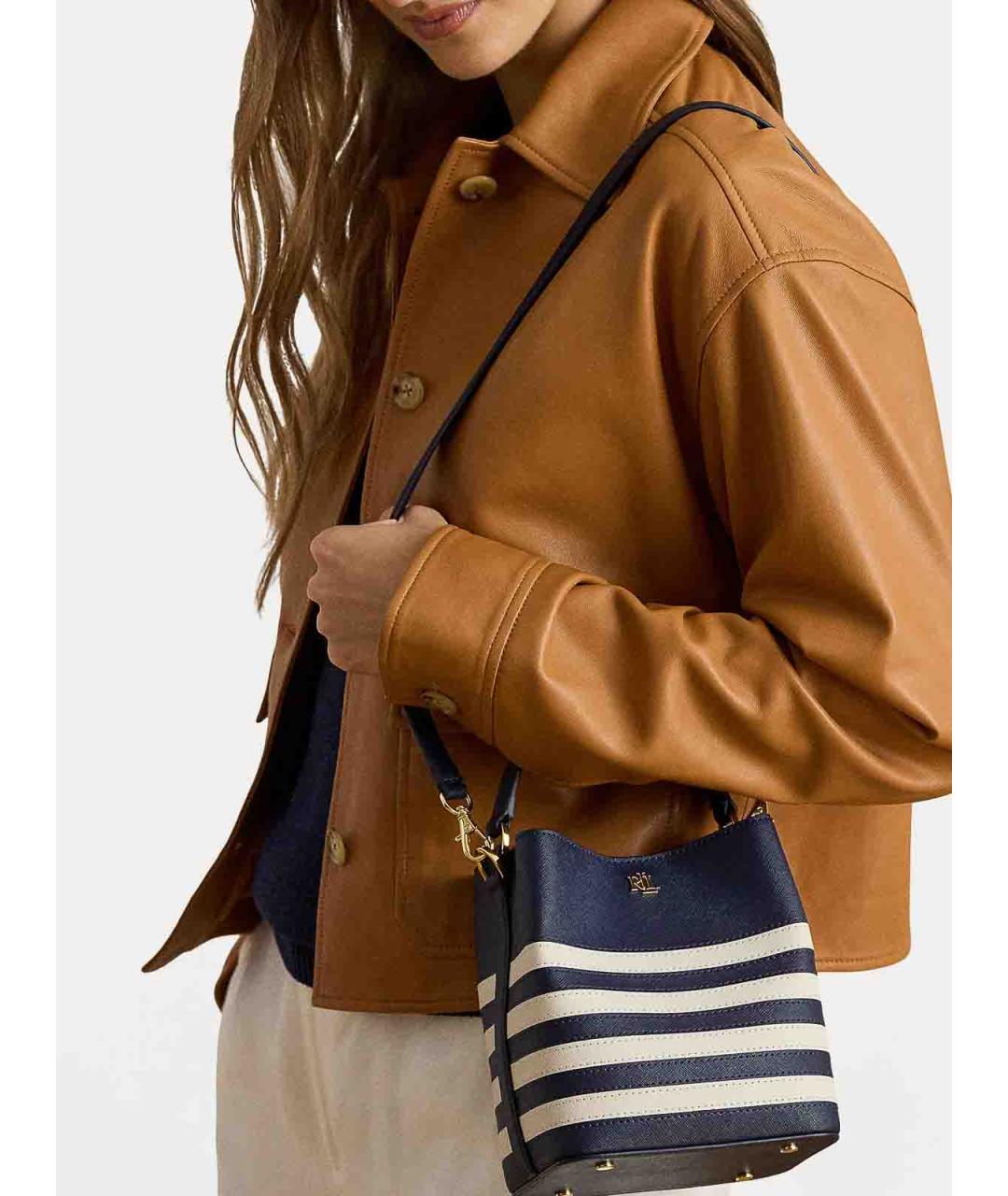 RALPH LAUREN Мульти кожаная сумка через плечо, фото 6
