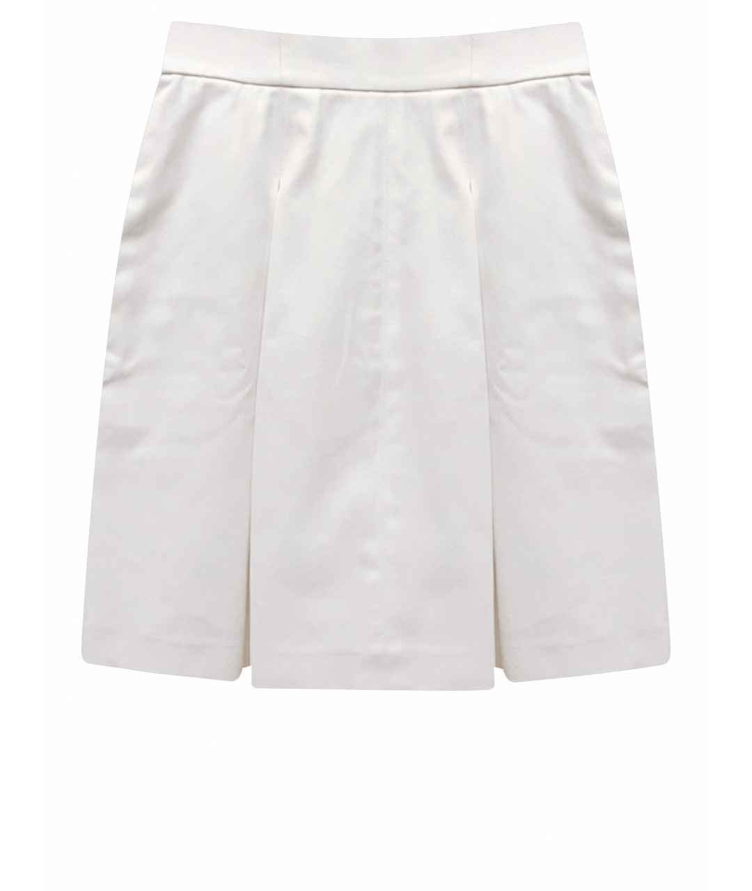 CHANEL Белая хлопковая юбка мини, фото 1