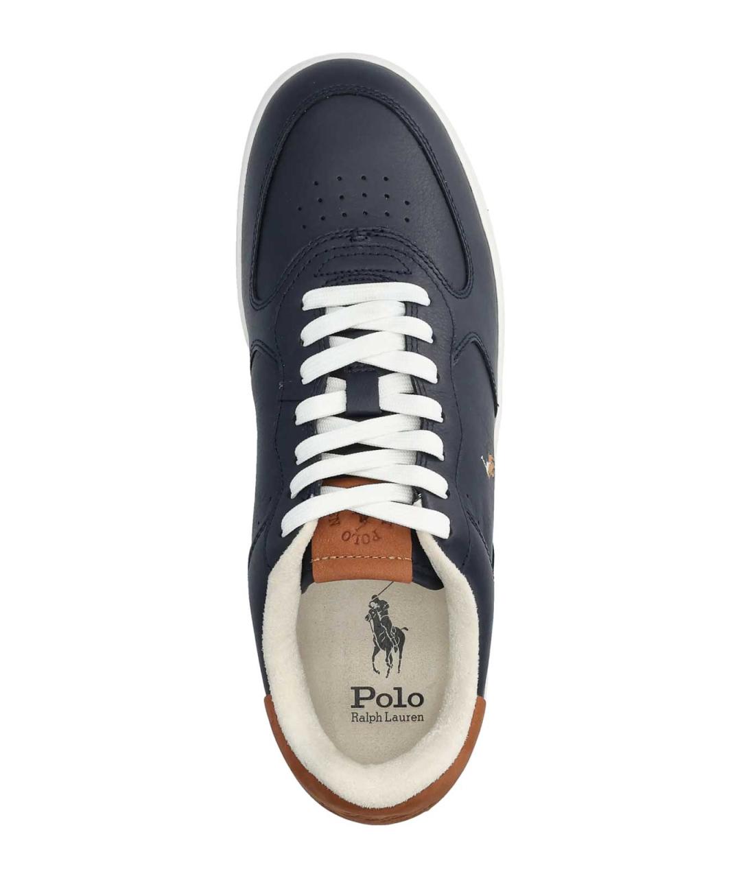 POLO RALPH LAUREN Кожаные низкие кроссовки / кеды, фото 3