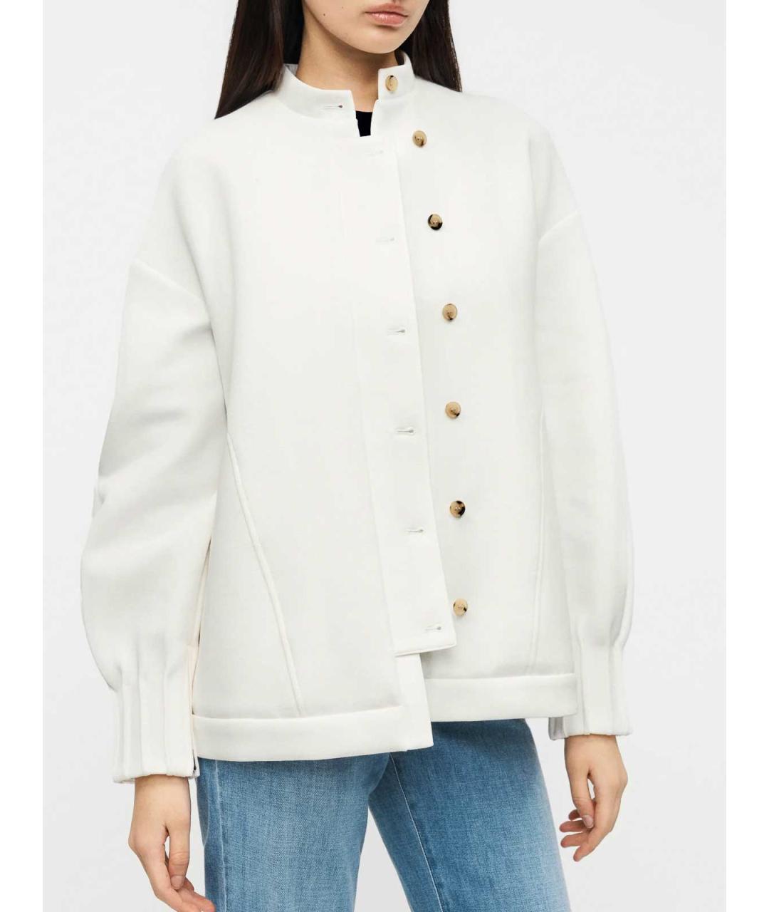 MAX MARA Белый хлопковый кардиган, фото 6