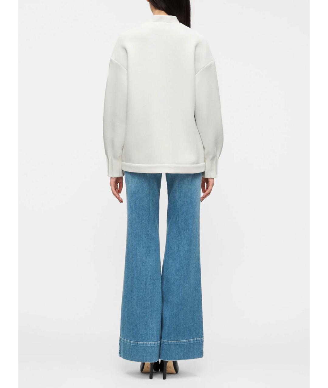 MAX MARA Белый хлопковый кардиган, фото 4