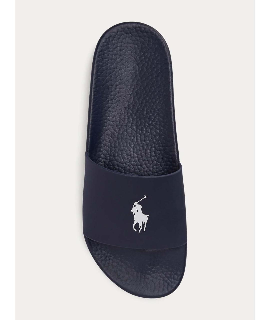 POLO RALPH LAUREN Синие шлепанцы, фото 4