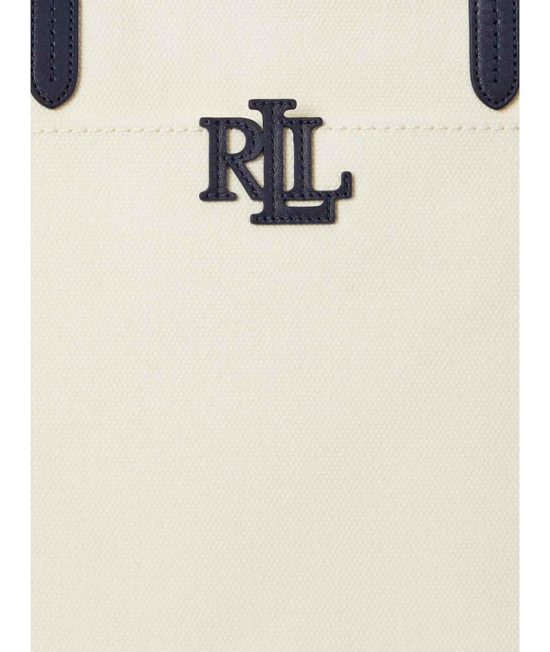 RALPH LAUREN Бежевая сумка тоут, фото 5
