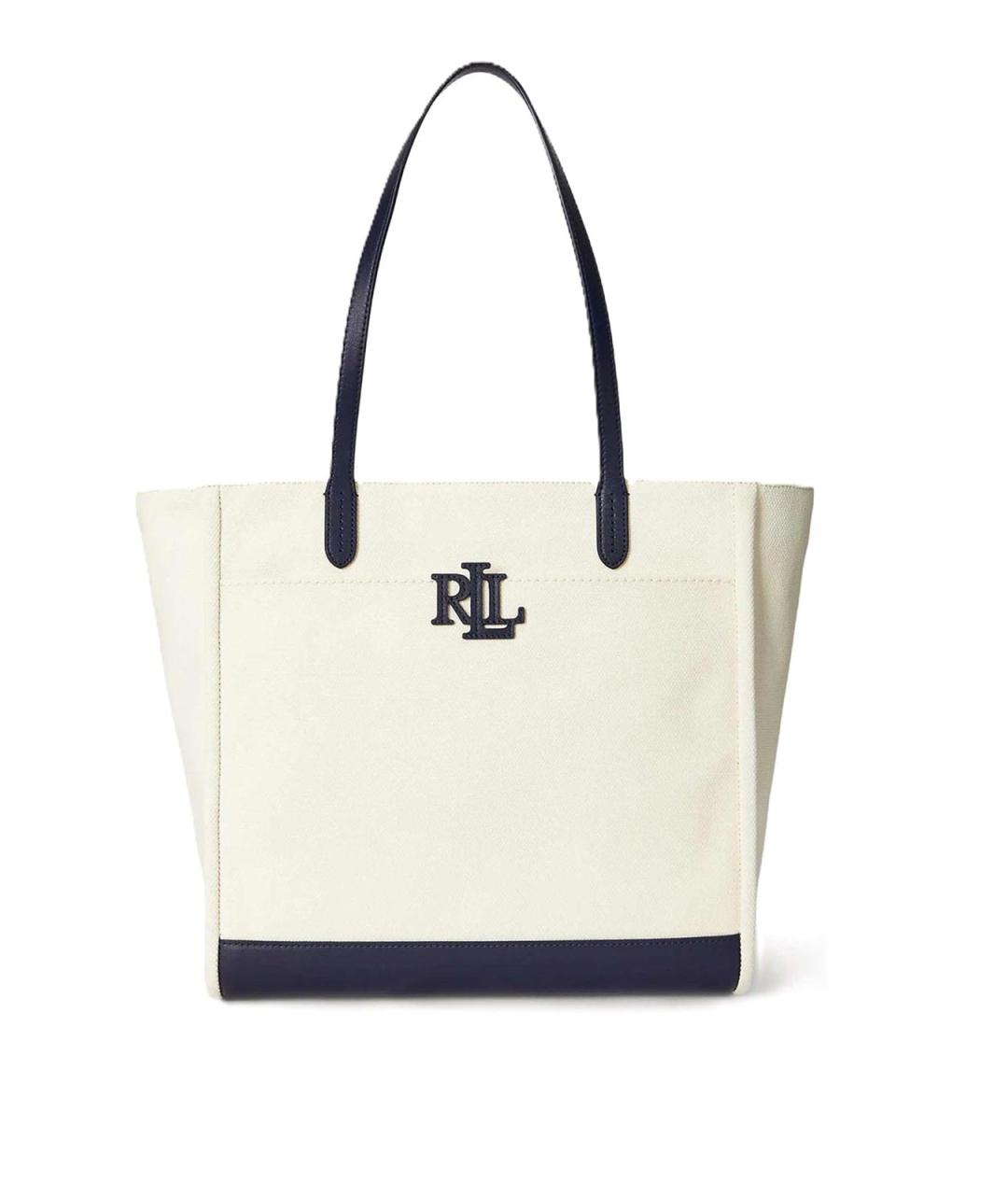 RALPH LAUREN Бежевая сумка тоут, фото 1