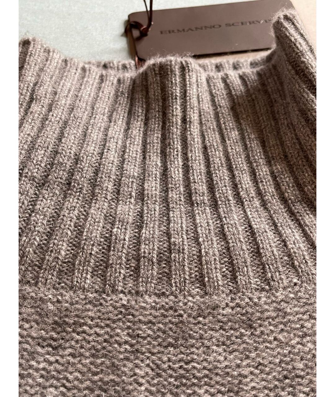 ERMANNO SCERVINO Серый кашемировый джемпер / свитер, фото 4