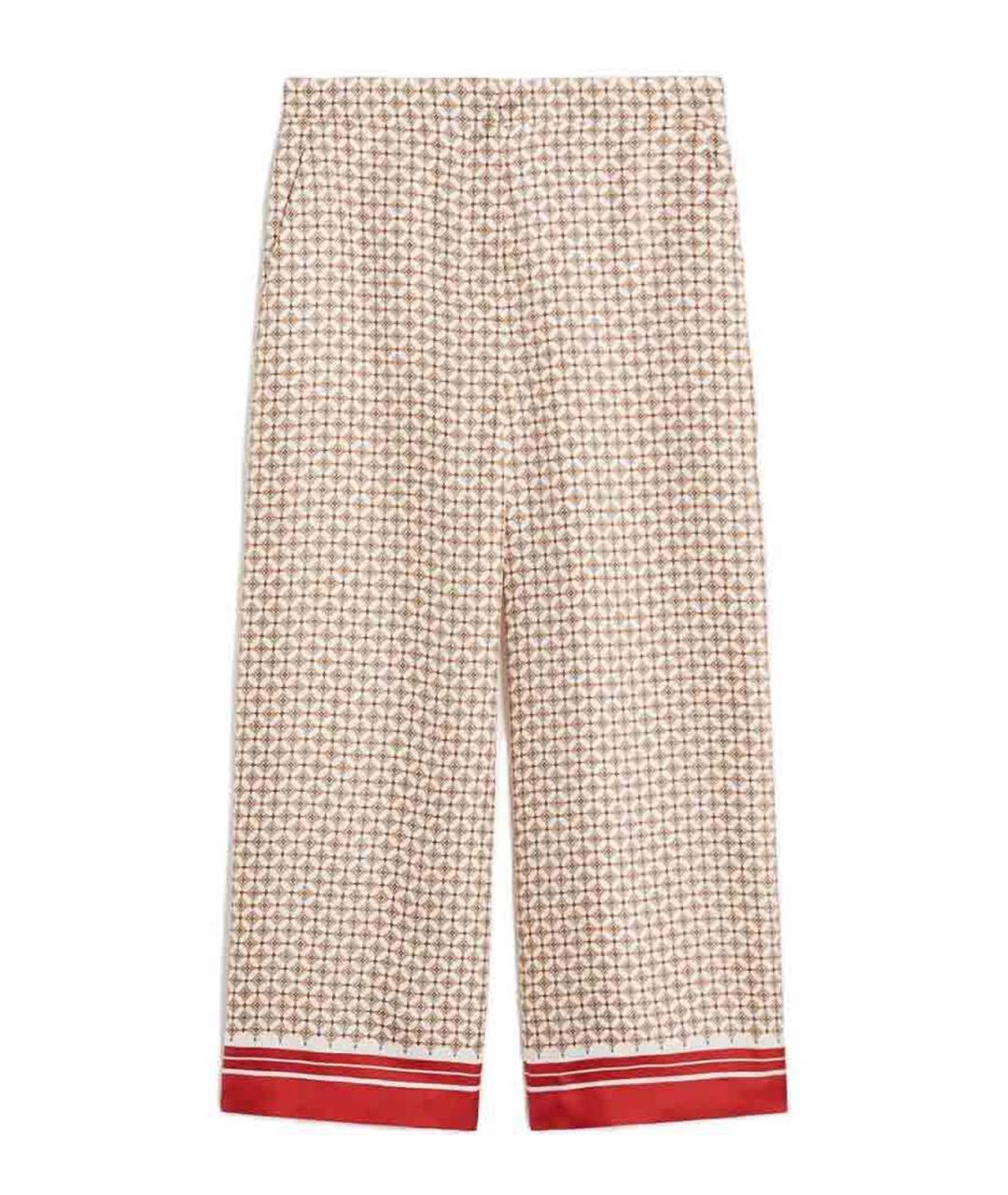 MAX MARA STUDIO Красные текстильные ботильоны, фото 1