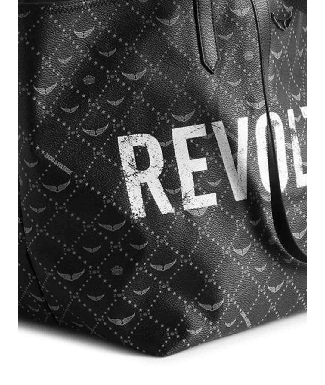 ZADIG & VOLTAIRE Черная сумка тоут, фото 2
