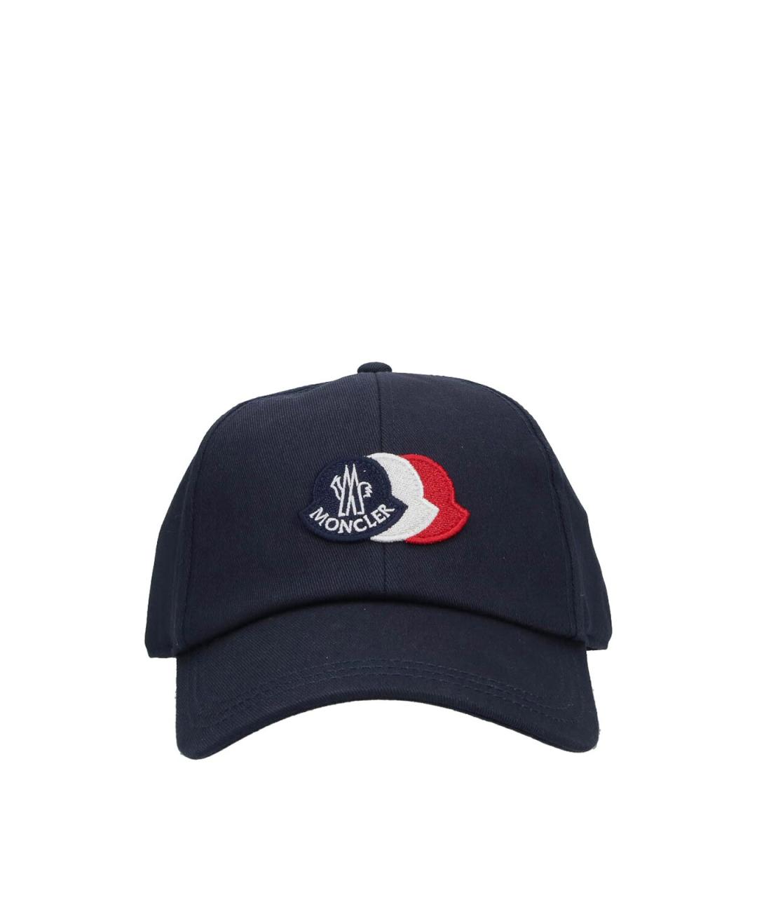 MONCLER Синяя хлопковая кепка/бейсболка, фото 1