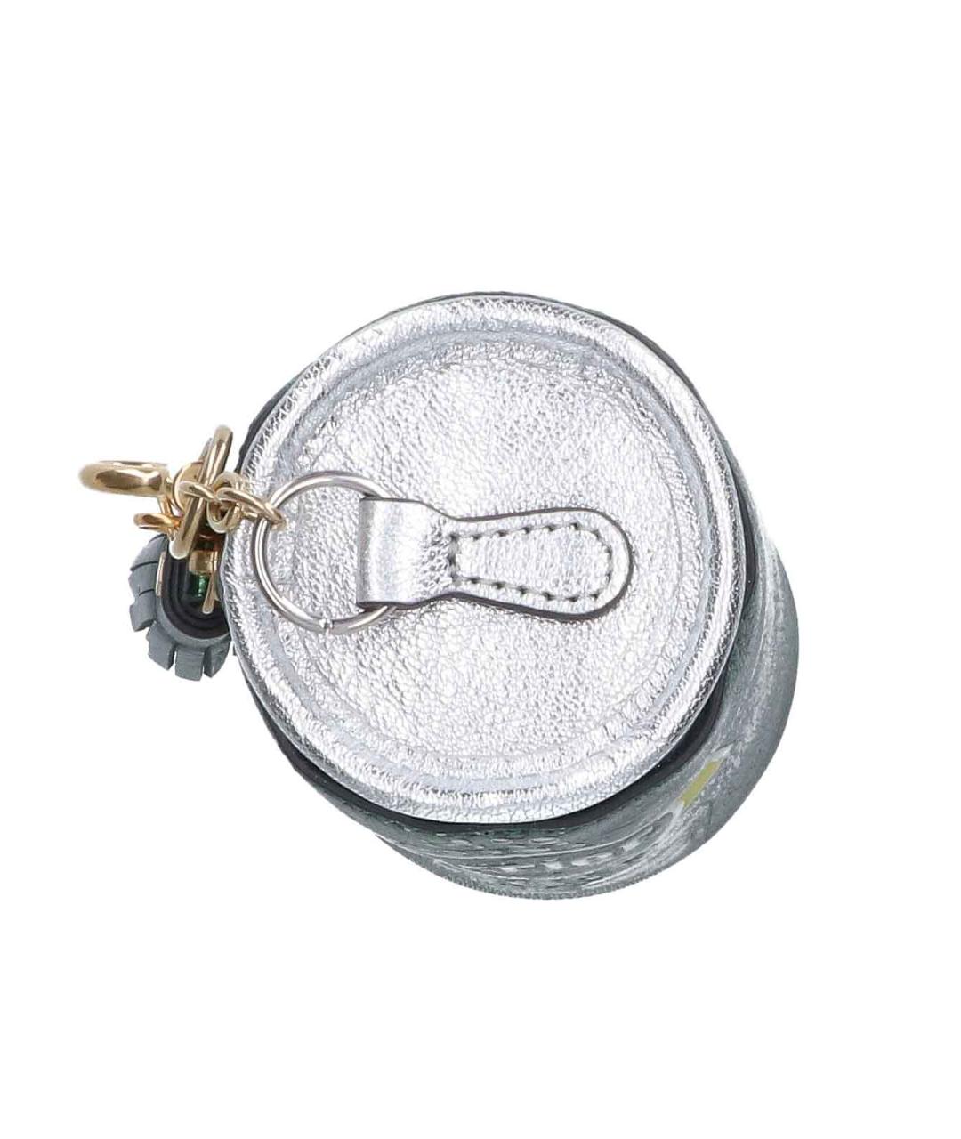 ANYA HINDMARCH Зеленый кожаный кошелек, фото 4