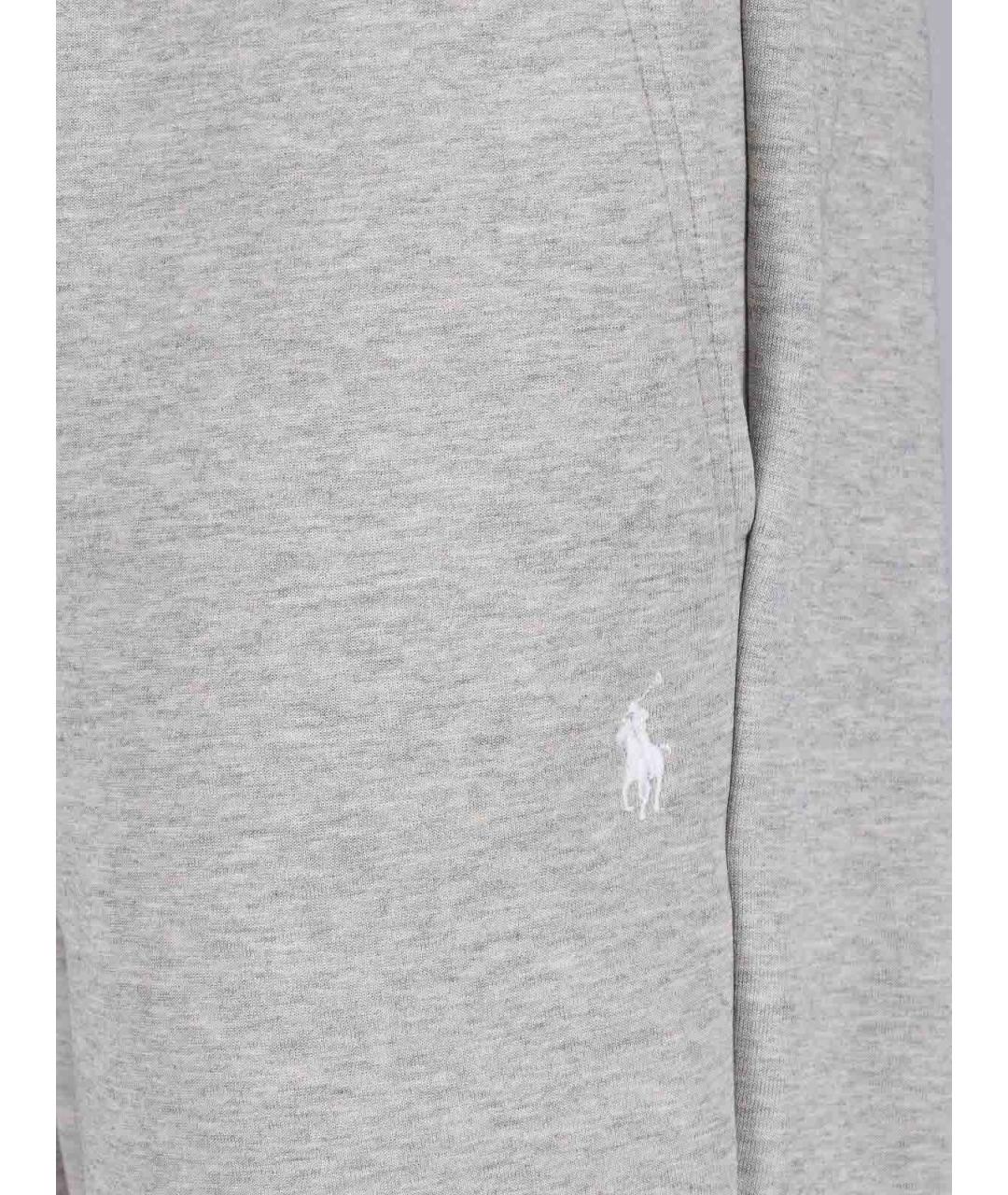 POLO RALPH LAUREN Серые хлопковые повседневные брюки, фото 5