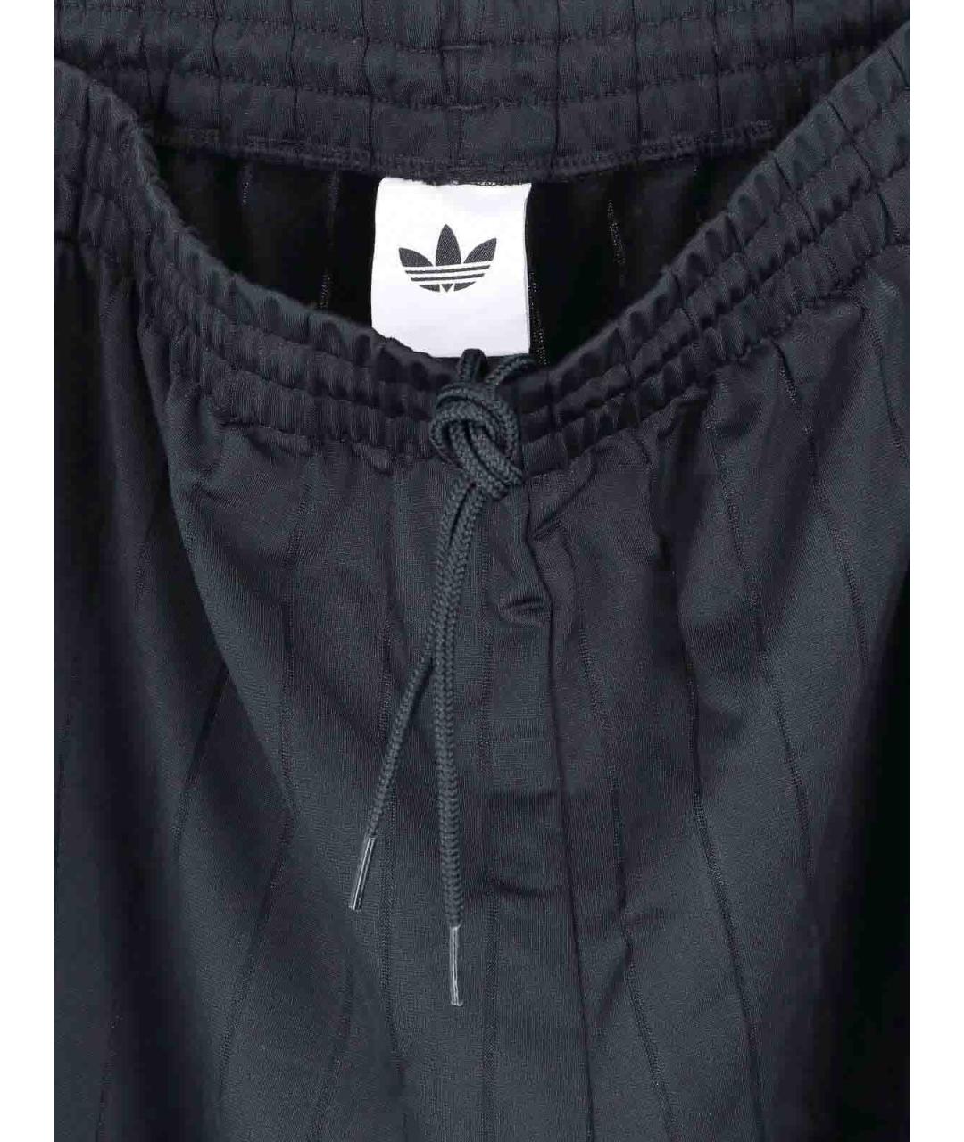ADIDAS Черные полиэстеровые повседневные брюки, фото 4