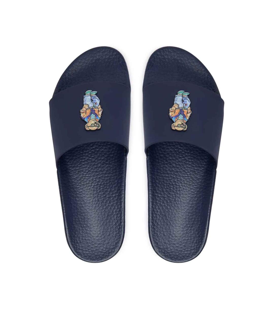 POLO RALPH LAUREN Синие шлепанцы, фото 5