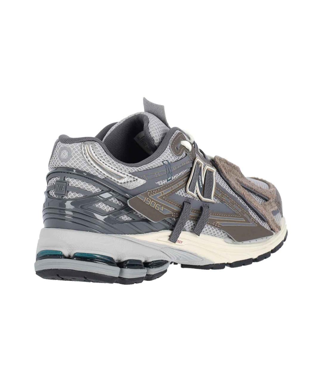 NEW BALANCE Серые низкие кроссовки / кеды, фото 4
