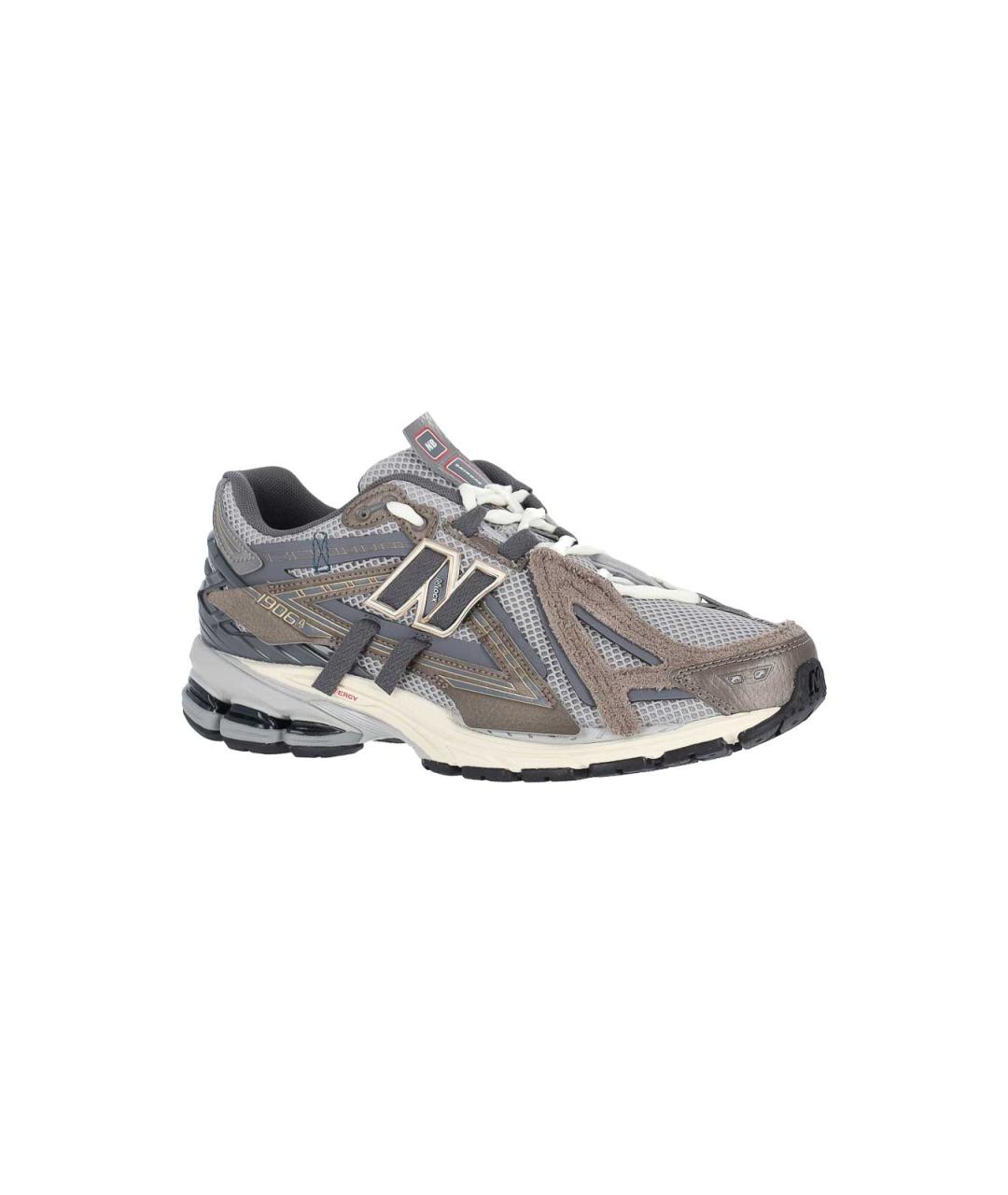 NEW BALANCE Серые низкие кроссовки / кеды, фото 2