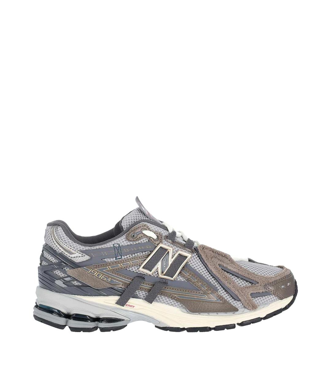 NEW BALANCE Серые низкие кроссовки / кеды, фото 1