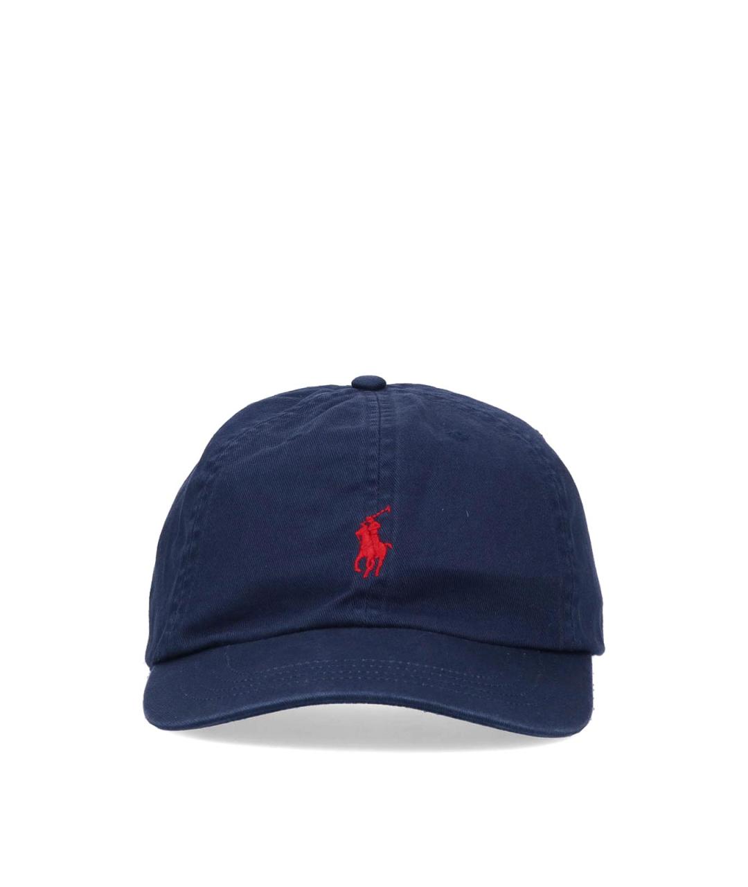 POLO RALPH LAUREN Синяя хлопковая кепка/бейсболка, фото 1