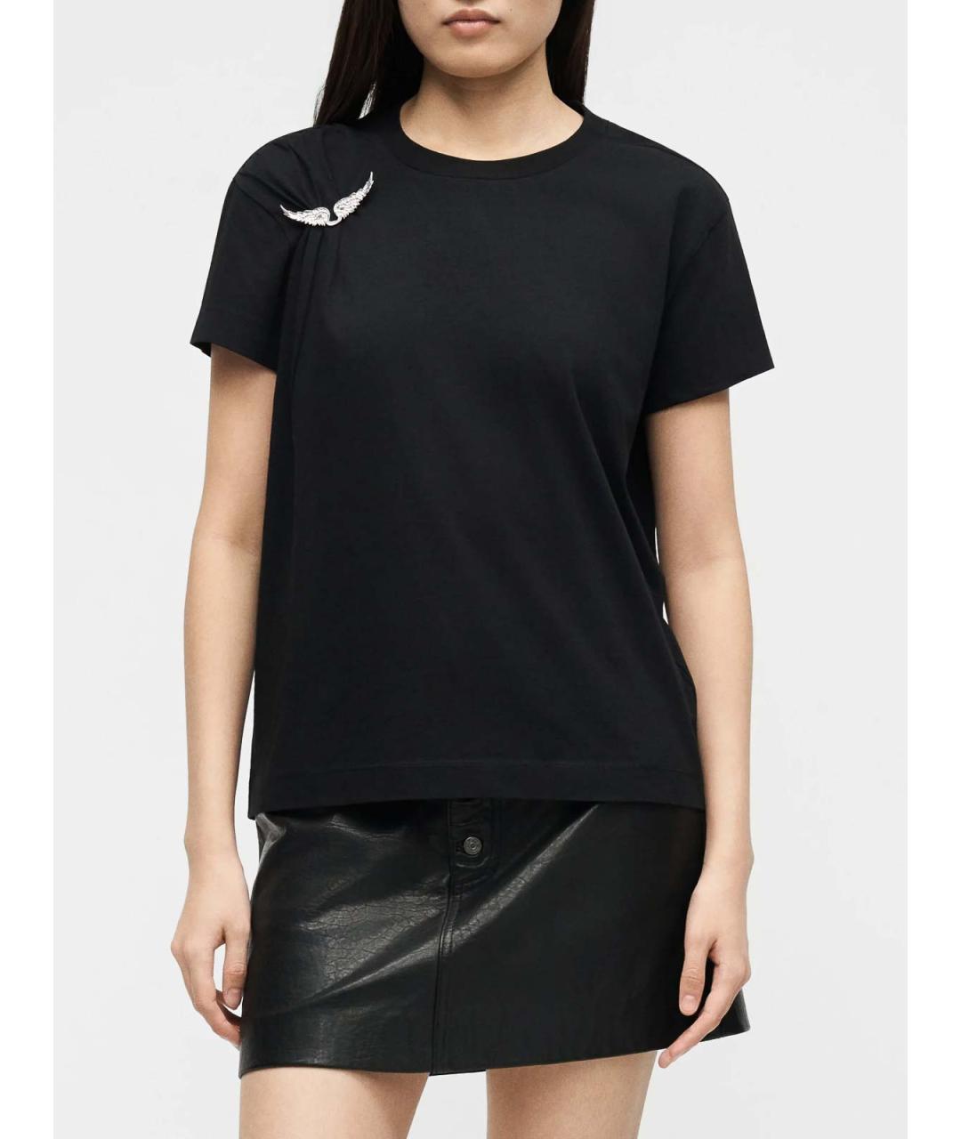 ZADIG & VOLTAIRE Черная футболка, фото 3