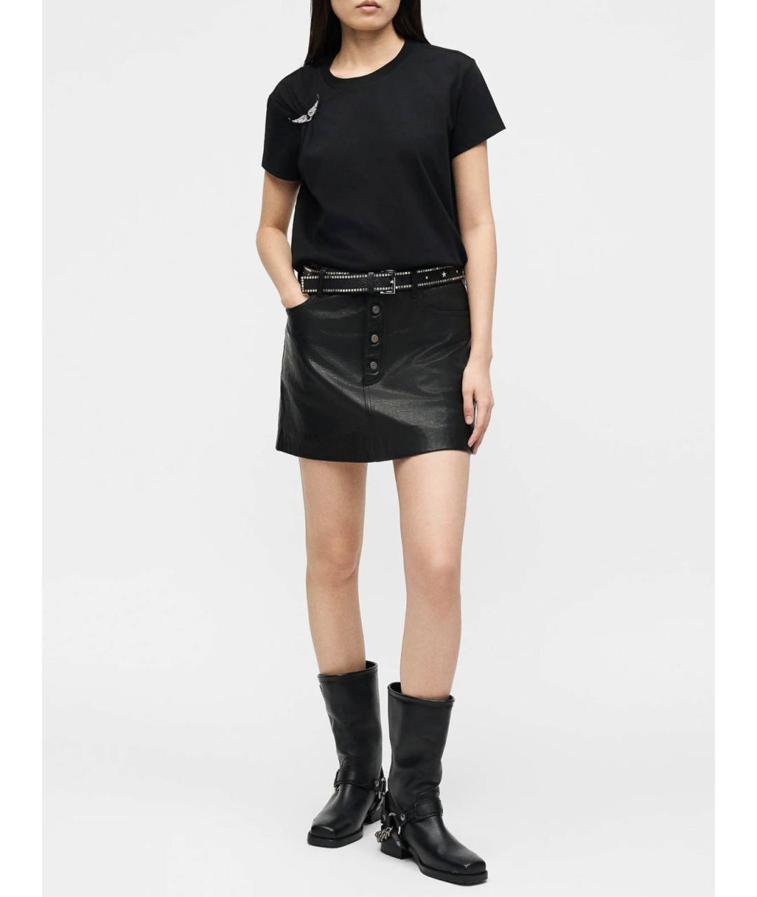 ZADIG & VOLTAIRE Черная футболка, фото 4