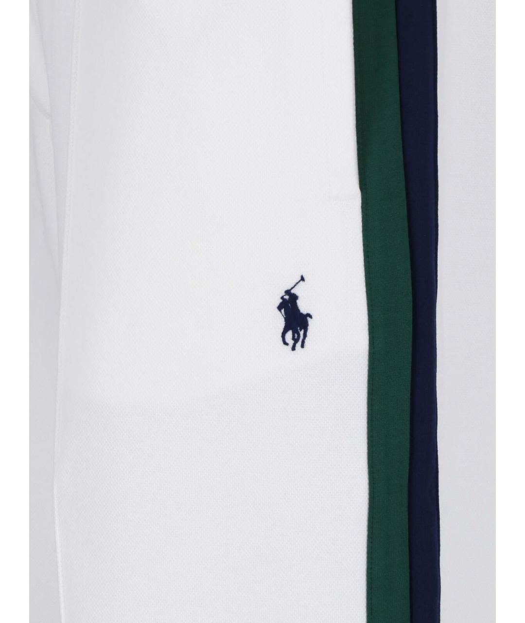 POLO RALPH LAUREN Белые полиэстеровые повседневные брюки, фото 5