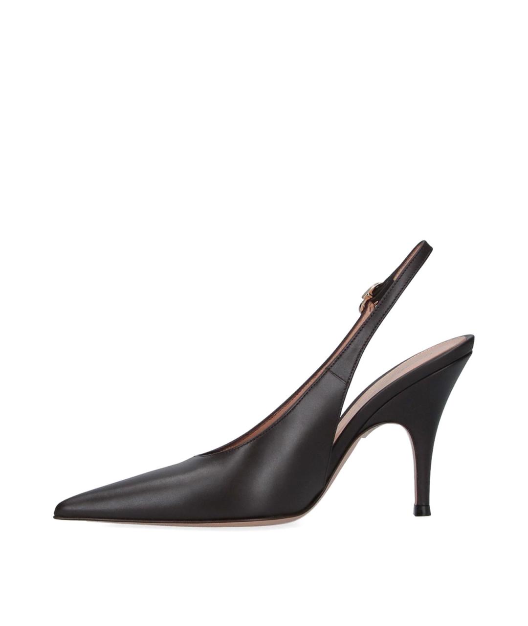GIANVITO ROSSI Коричневые кожаные туфли, фото 3