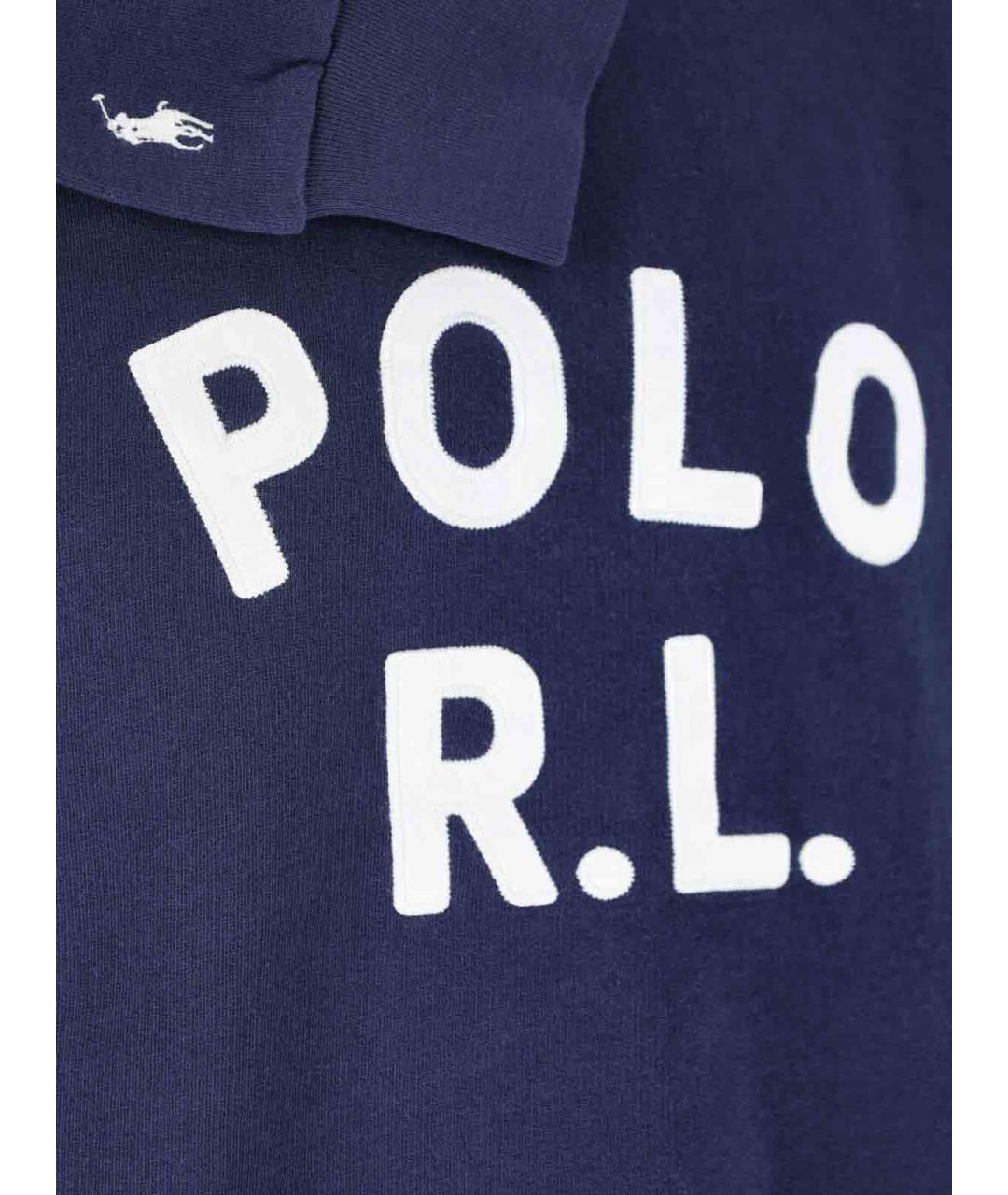 POLO RALPH LAUREN Синий хлопковый джемпер / свитер, фото 3