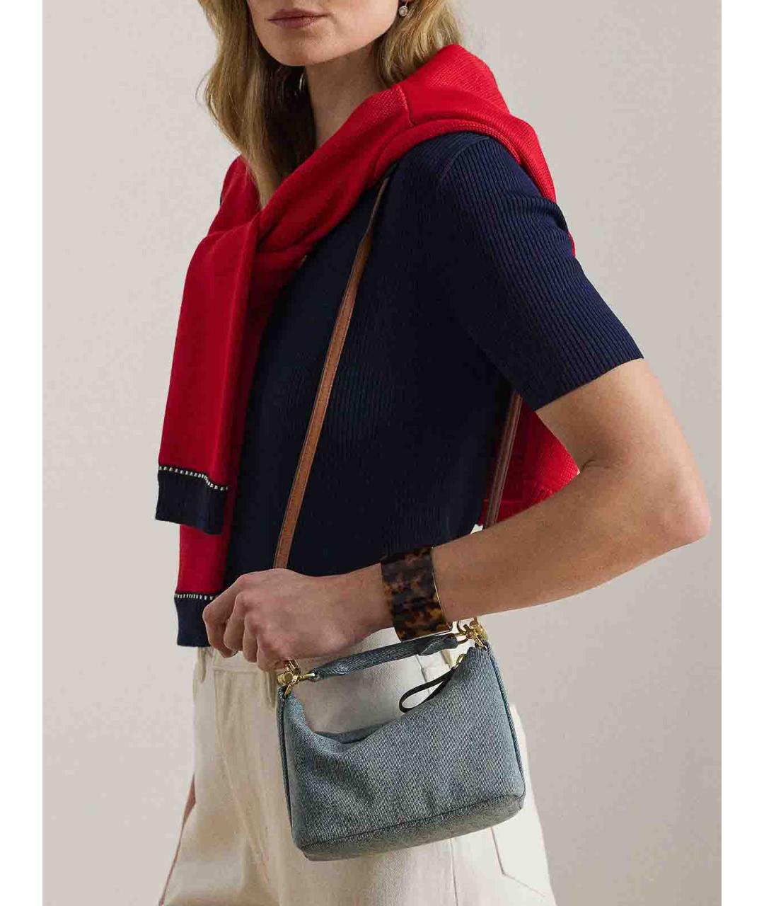 RALPH LAUREN Синяя сумка через плечо, фото 6