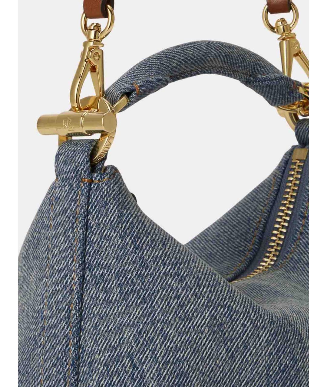 RALPH LAUREN Синяя сумка через плечо, фото 5