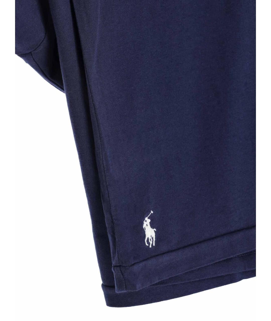 POLO RALPH LAUREN Синяя хлопковая футболка, фото 3