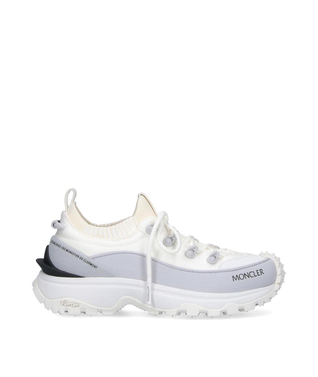 MONCLER Серые резиновые кроссовки, фото 1
