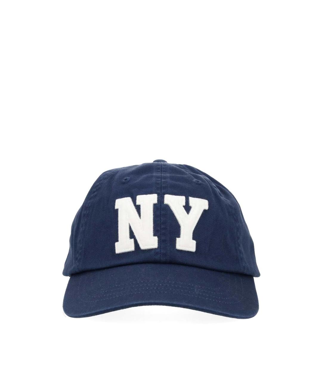POLO RALPH LAUREN Синяя хлопковая кепка/бейсболка, фото 1