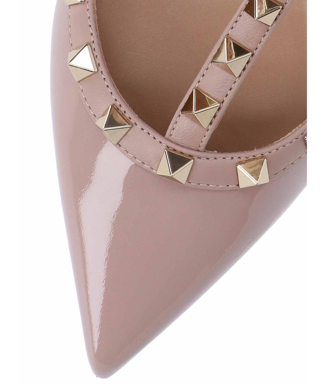 VALENTINO Розовые кожаные туфли, фото 5