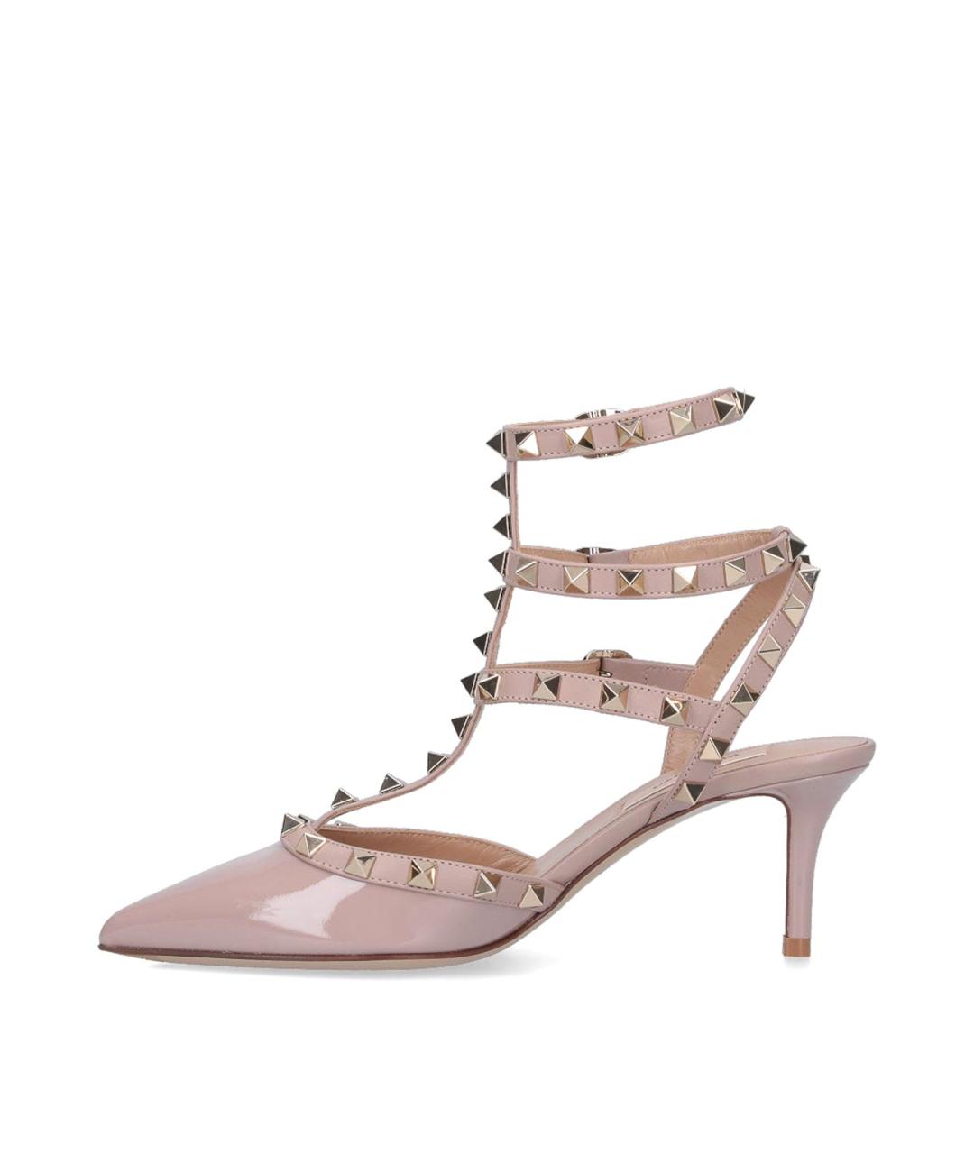 VALENTINO Розовые кожаные туфли, фото 3