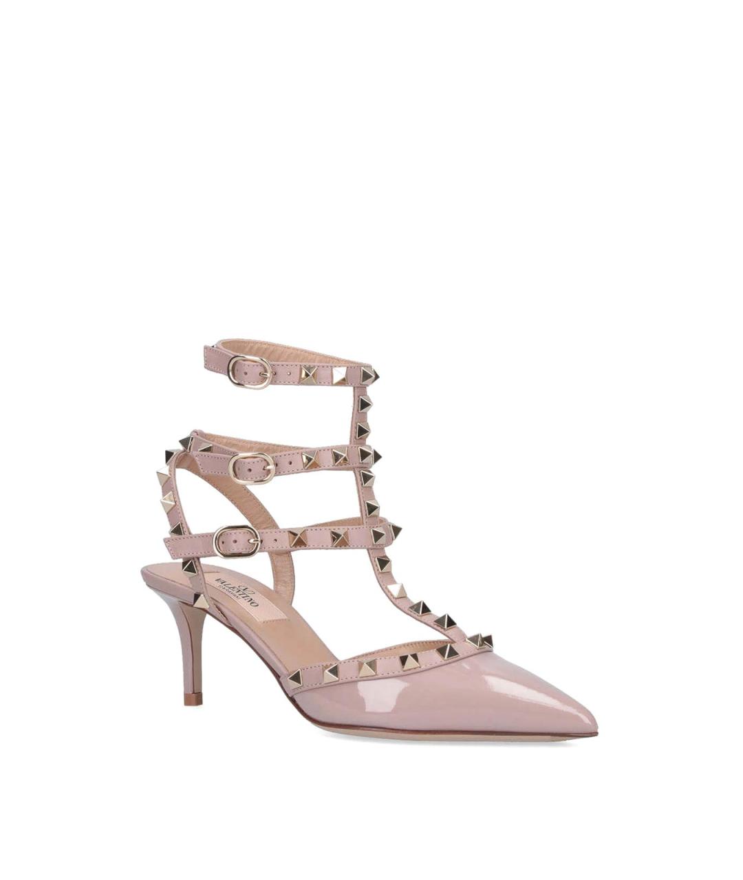 VALENTINO Розовые кожаные туфли, фото 2