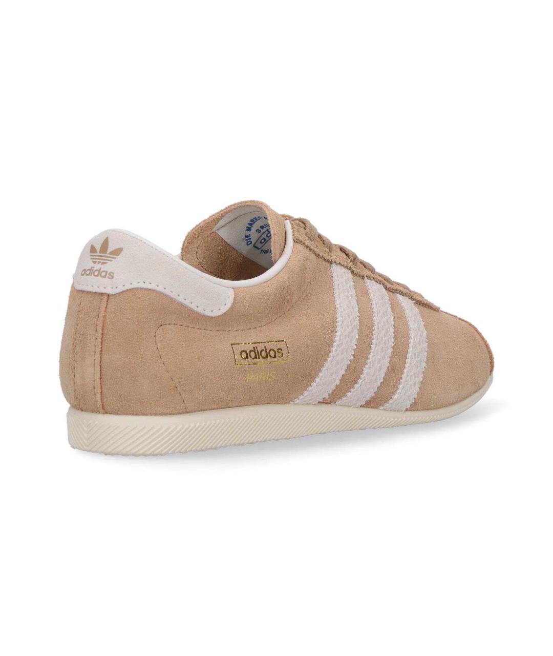 ADIDAS Бежевые кожаные кроссовки, фото 4