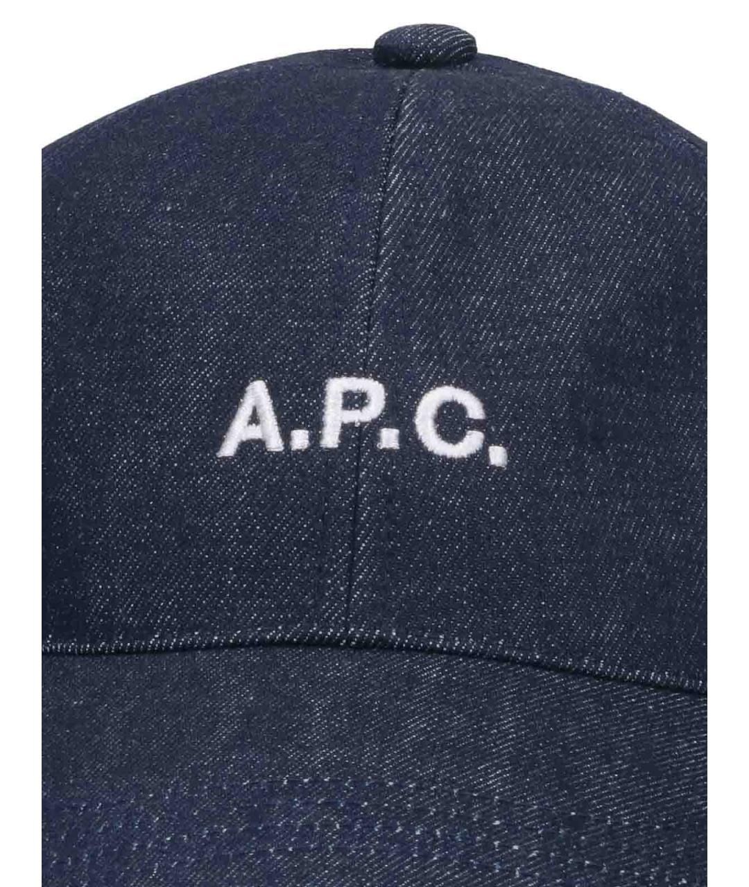 A.P.C. Синяя хлопковая кепка, фото 3