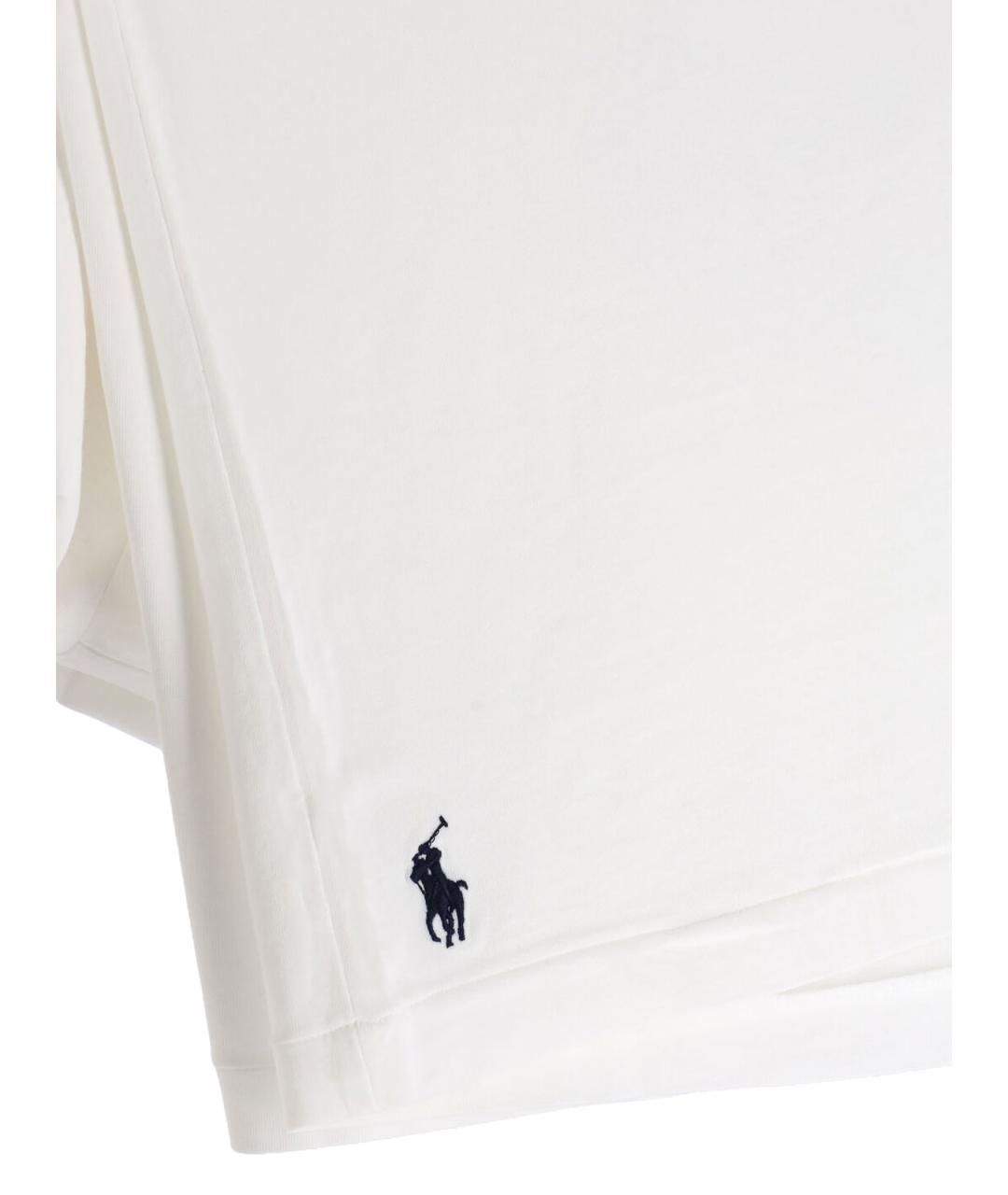 POLO RALPH LAUREN Белая хлопковая футболка, фото 3