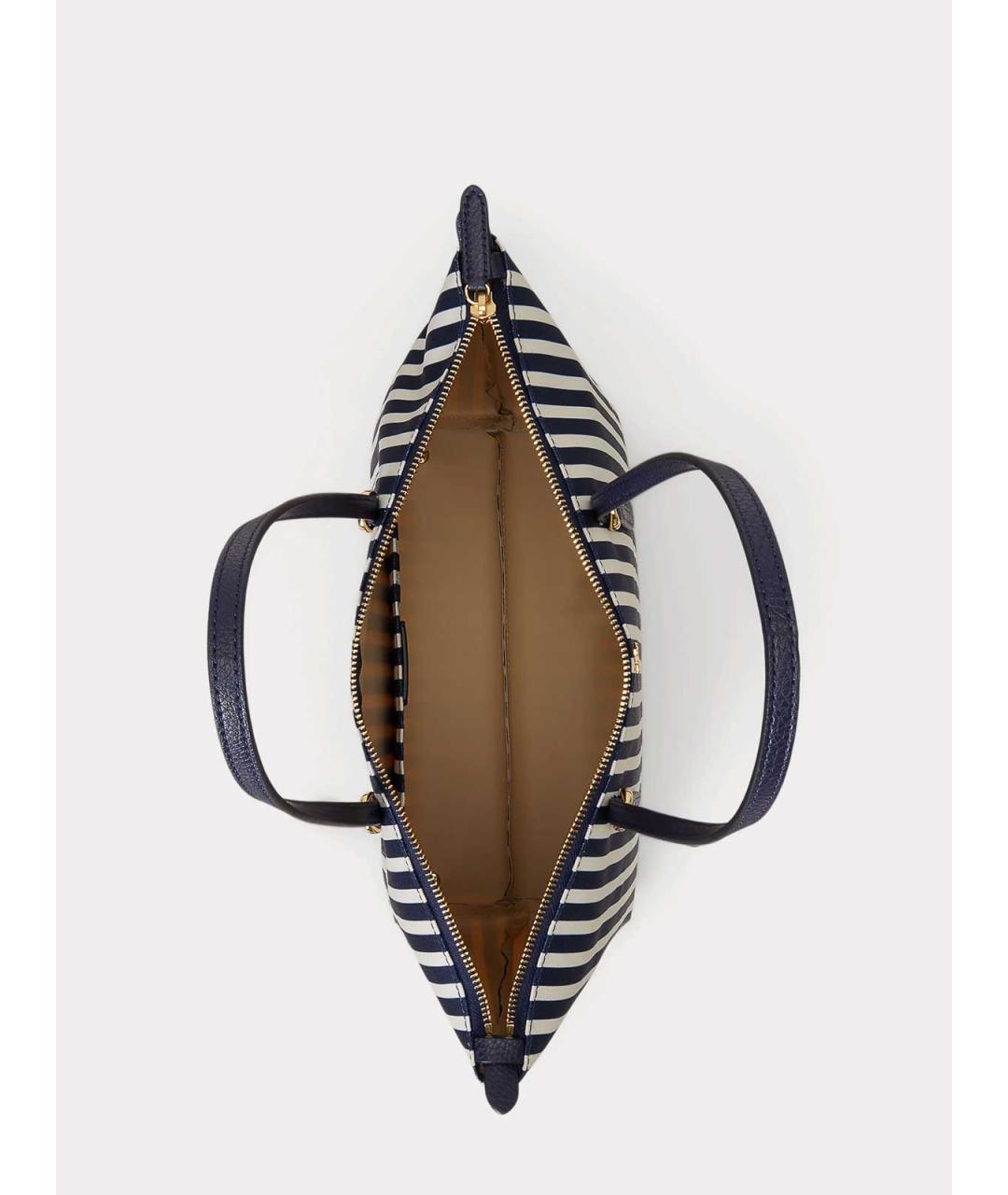 RALPH LAUREN Синяя сумка тоут, фото 3