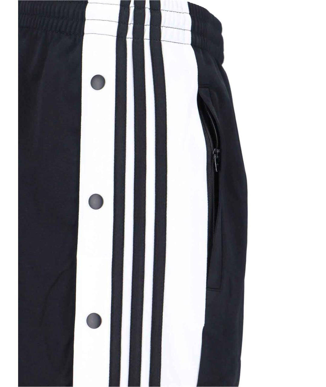 ADIDAS Черные прямые брюки, фото 4