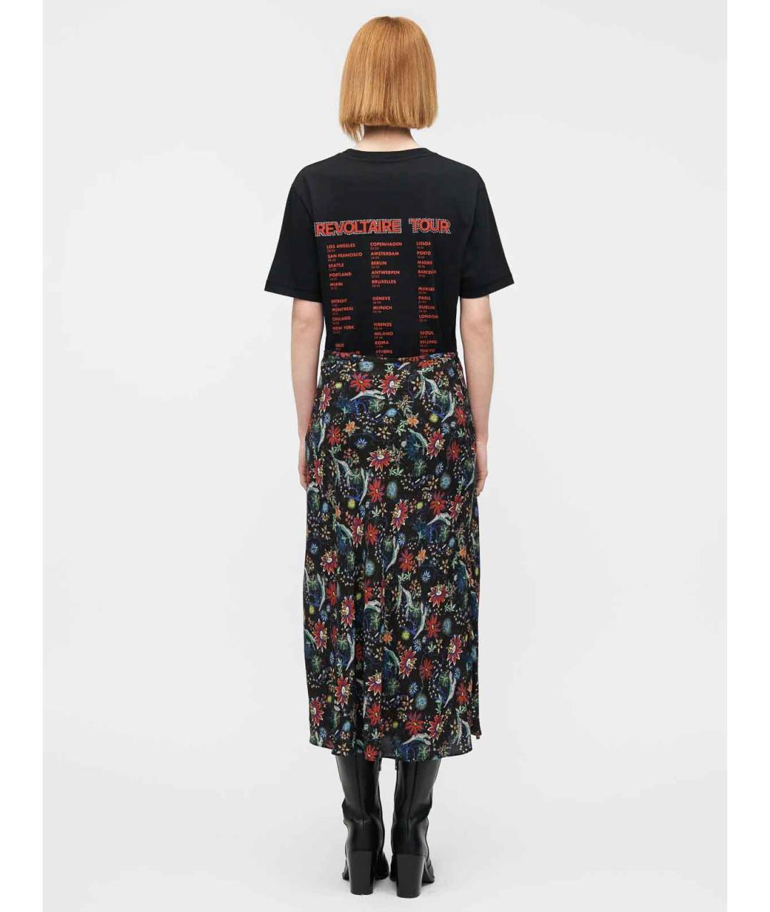 ZADIG & VOLTAIRE Мульти юбка миди, фото 5